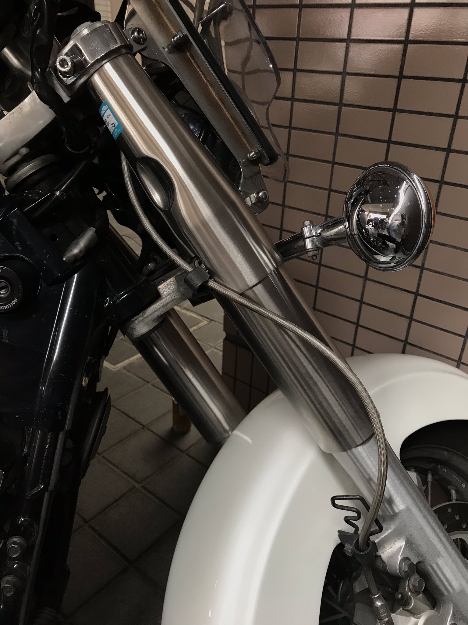 YAMAHA ドラッグスター400 4TR フロントフォーク ドラッグスター400（DRAGSTAR）4TR アルミビレットフロントフォーク