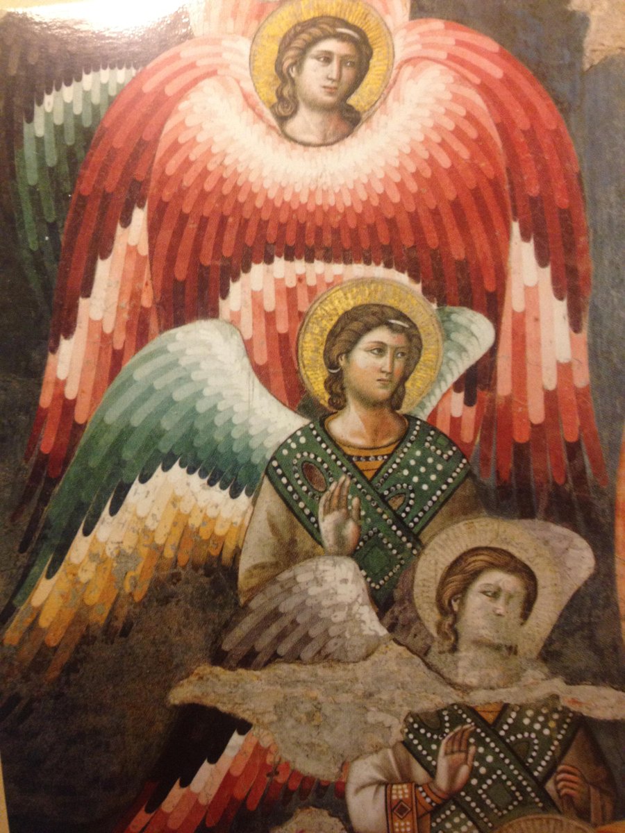 HistoireOdyssee's tweet photo. On commence la journée avec ces étonnantes #fresques qui ont été découvertes dans l'église Sainte-Cécile-du-Trastevere, à Rome, en #Italie.

Elles sont attribuées à Pietro Cavallini (1240 – 1330). https://t.co/uOIPeqixWF