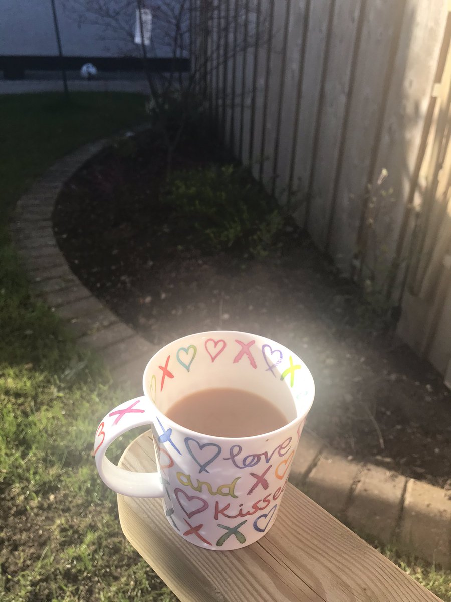 AudsWilson's tweet photo. Good morning! Listening to the birds, sun is shining and a good cuppa #StayHomeSaveLives #workingfromhome #Mindfulness https://t.co/tTLjtSh1XI