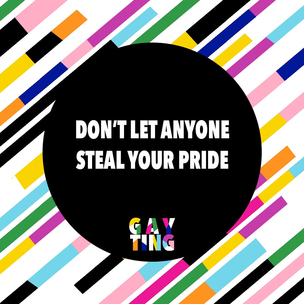 TheGayting's tweet photo. All over the world events like Gaypride are getting cancelled because of COVID-19. But remember the real pride is just inside of you!! . https://t.co/YpF6i8e0Bk