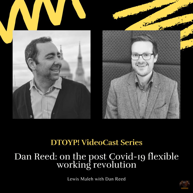 lewismaleh's tweet photo. Tune in to #DTOYP! podcast Ep. 57 @Dannowtweets: on the post #Covid_19 #flexibleworking revolution, and why #businesses who struggle to embrace #homeworking may be placing themselves at a serious disadvantage.

Link to the full episode: https://t.co/XskKww7R4p

#Podcast #wfh https://t.co/5XA1FmaFvX
