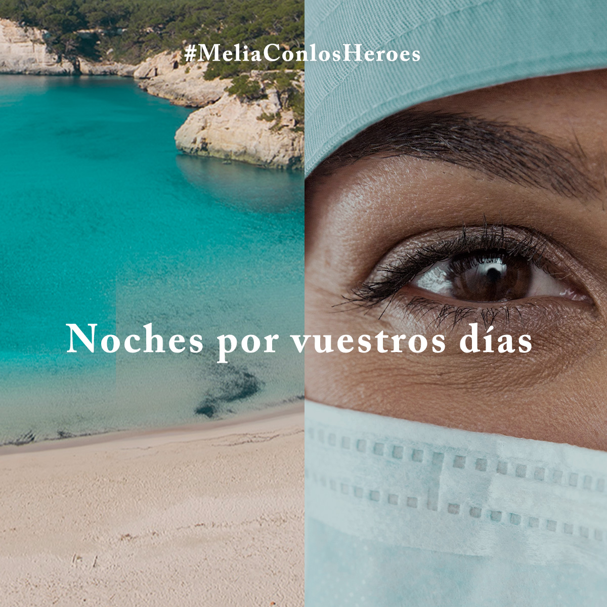 A través de nuestra Iniciativa Solidaria #MeliáConLosHéroes queremos regalar 10.000 estancias de 2 noches de hotel a los que más cuidan de nosotros en estos momentos. ¿Nos ayudas a llegar a nuestros #HéroesSincapa‍🧑‍⚕️? Envíales este enlace ➡️ ow.ly/BRhT50zgJZ5