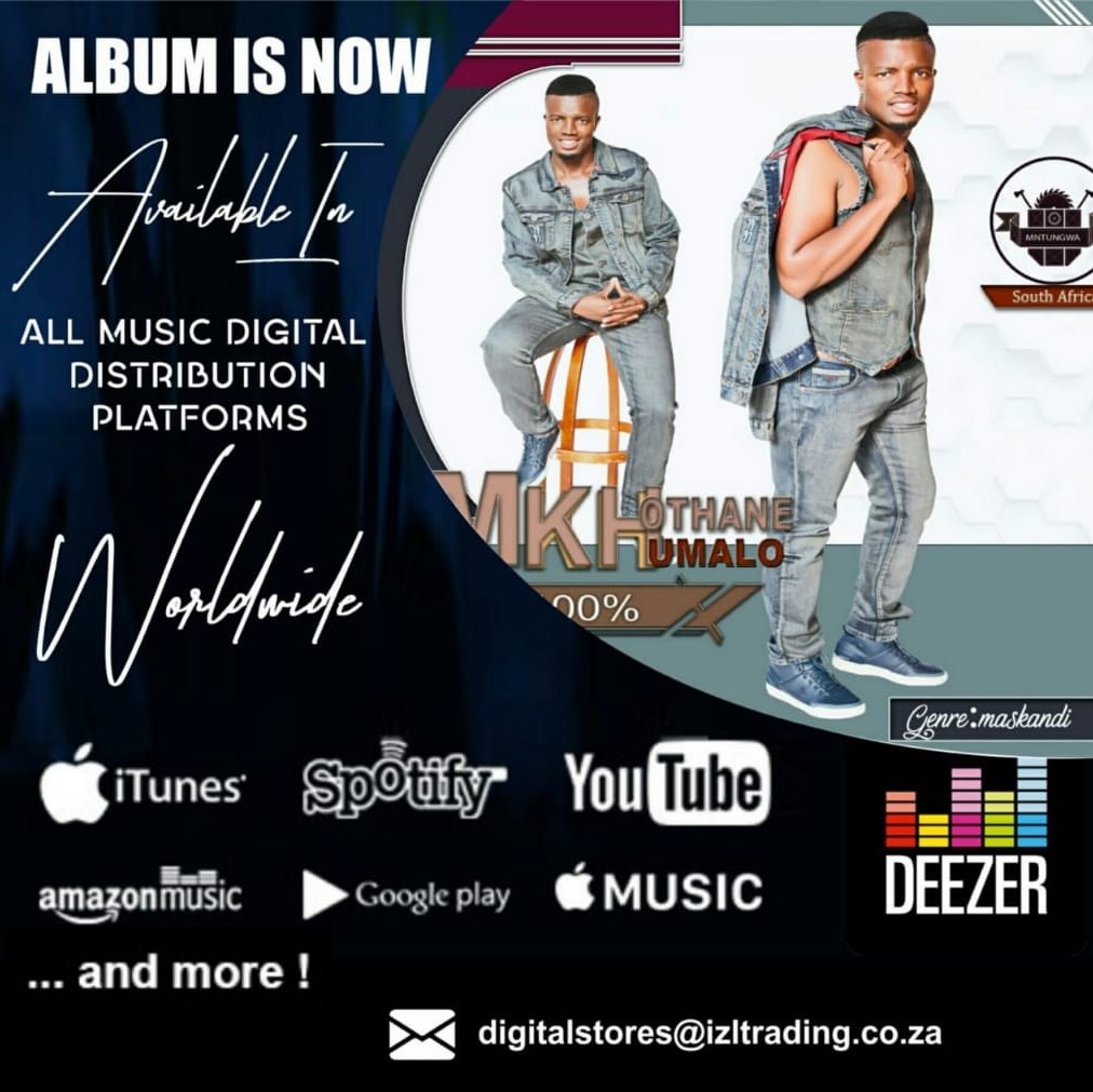 MkhothaneK's tweet photo. Sanibonani nganezakwethu 

Emvakwesikhathi eside ngizama ngakho konke okusemandleni ukuthi konke kubesezingeni umculo usuyatholakala kuma digital stores 

Ngicela ama downloads 
#StayAtHome 
#Be Safe 
#Give distance to other
#Download my music please

Unkulunkulu emuhle anivikele https://t.co/EBMoqVlVqy