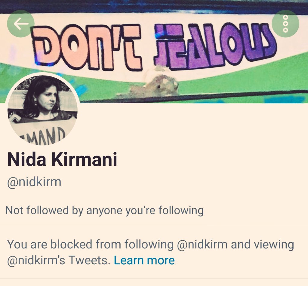 Respected Dr.  @nidkirm of  @LifeAtLUMS , what is this behavior. I requested you not to block me, I promised to be respectful & constructive. Then why this dear, why would you put a sudden halt on my cognitive development as a student of Sociology. :(