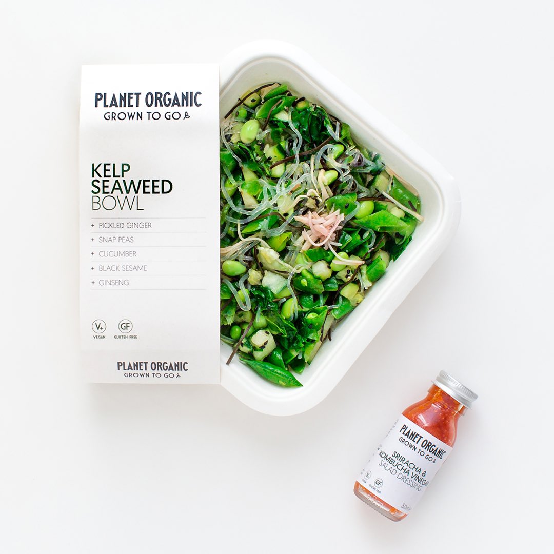 One of our tastiest projects for the UK's largest organic supermarket, <a href="/planetorganicuk/">Planet Organic</a> working on the identity, eco-conscious packaging design &amp; POS for their specialist ‘Grown To Go’ range. #planetorganic #identity #ecoconscious #packaging #growntogo #brand #branding #organic