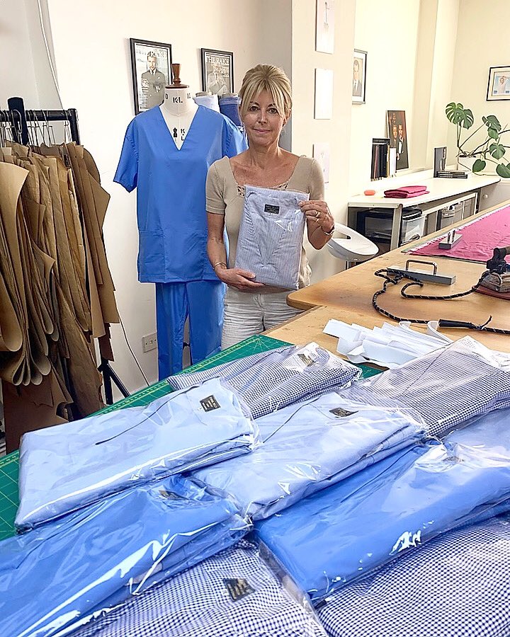 CAupdates's tweet image. Countryside Heroes: Bespoke Jermyn Street Shirtmaker @EmmaWillisLtd makes Swiss Cotton Scrubs for the @NHSuk 

Read more here; communities.countryside-alliance.org/post/emma-will…

#nhs #communitycheer #support #rural #rurallife #tailor #emmawillis #countrysidealliance #countryside