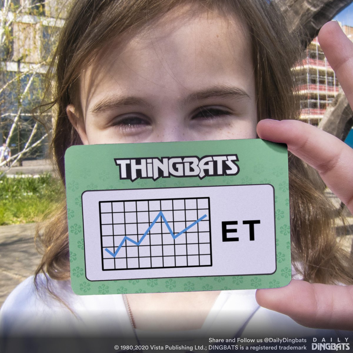 Here's the second of our new "Daily DINGBATS": celebrating our 40th Anniversary! This is one of our THINGBATS: a picture puzzle describing a noun, or thing.

Oh, and yesterday's answer was... "SOMEWHERE OVER THE RAINBOW".

#puzzle #dingbats #games