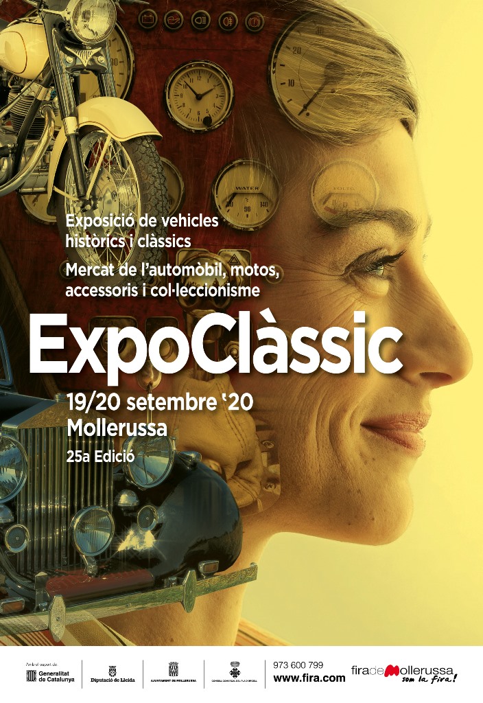 FiraMollerussa's tweet photo. La fira Expoclàssic s’ajorna al cap de setmana del 19 i 20 de setembre. L’ens firal ha contactat amb les firmes participants i s’ha trobat aquesta data a la tardor adient per realitzar la fira.
#expoclassic #clasicos @ajmollerussa @xroure @solsona_marc #SaveTheDate https://t.co/uDvEvvgdgX