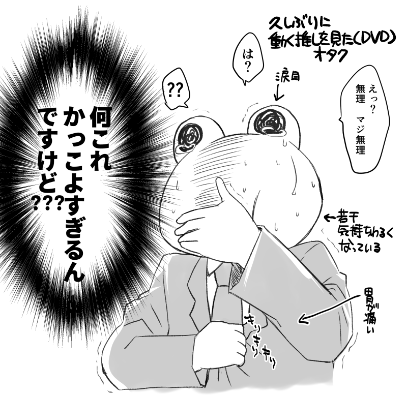 動くゴーカイレッドを久しぶりに見た先ほどまでの私の様子です 