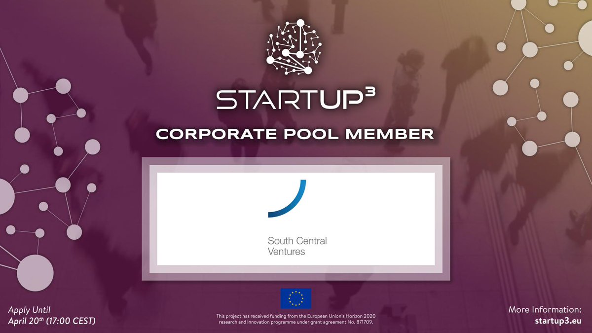 Only 3 days left to apply to @STARTUP3_EU Acceleration Program for deep-tech startups! ➡️ sc-ventures.com/news/scv-start…
#accelerator #apply #startup #deeptech #investorpool #investing #innovation #EUstartups