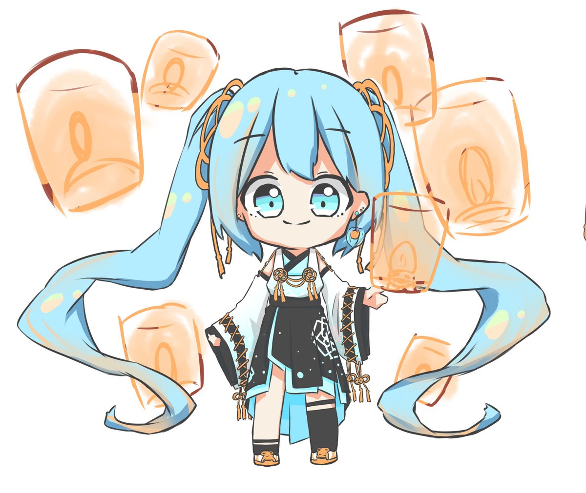 雪ミク21間に合わなかったので供養 かわいいから見てくれ じゃむ のイラスト