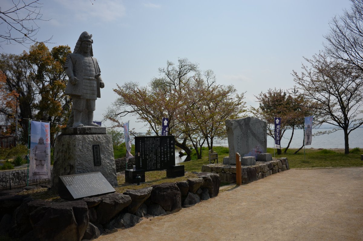 attu's tweet photo. 琵琶湖でバス釣り
＃坂本城址公園 ＃明智光秀 https://t.co/2P8yJgfNDw