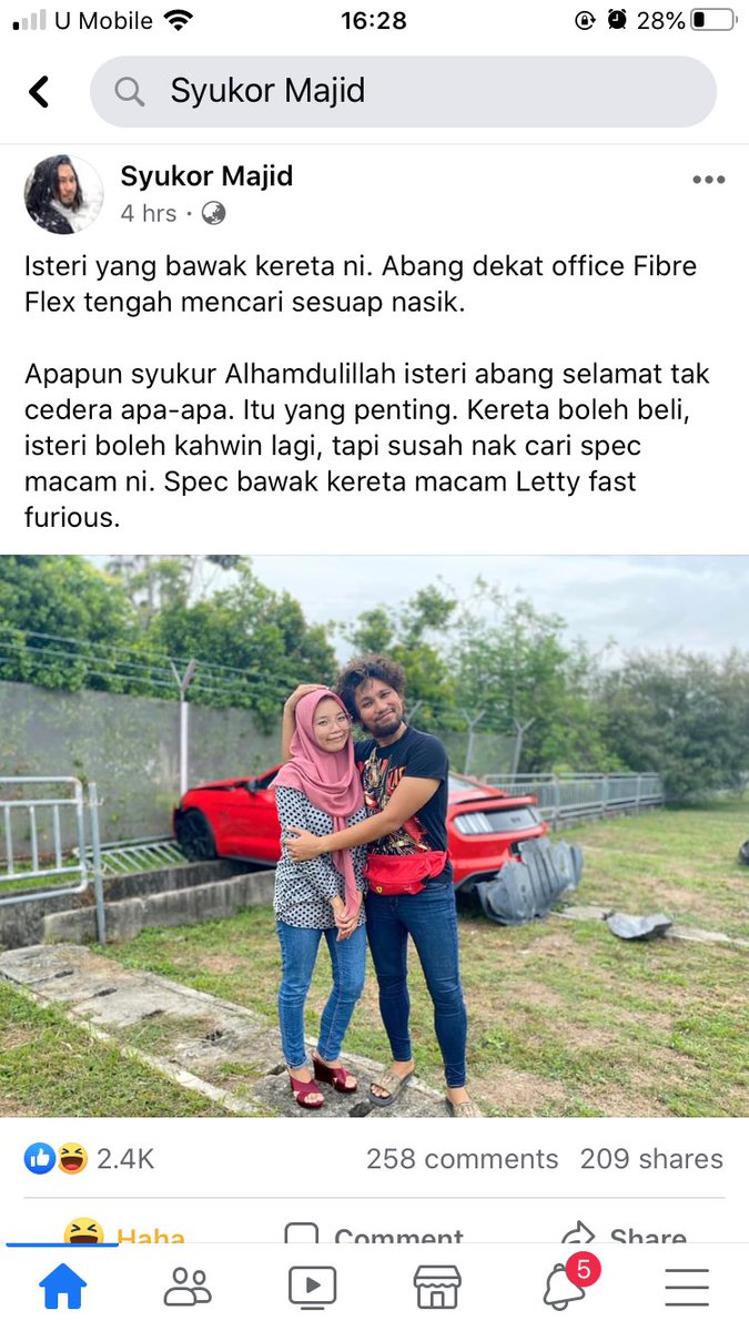 farishkimy's tweet image. “Kereta boleh beli, isteri boleh kahwin lagi, tapi susah nak cari spec macam ni. Spec bawak kereta macam Letty fast furious.” 😂😂