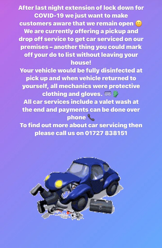 stalbansvan's tweet photo. #carservice #Hertfordshire #stalbans #valet #carcare #harpenden #COVID19 https://t.co/melGzJ5178