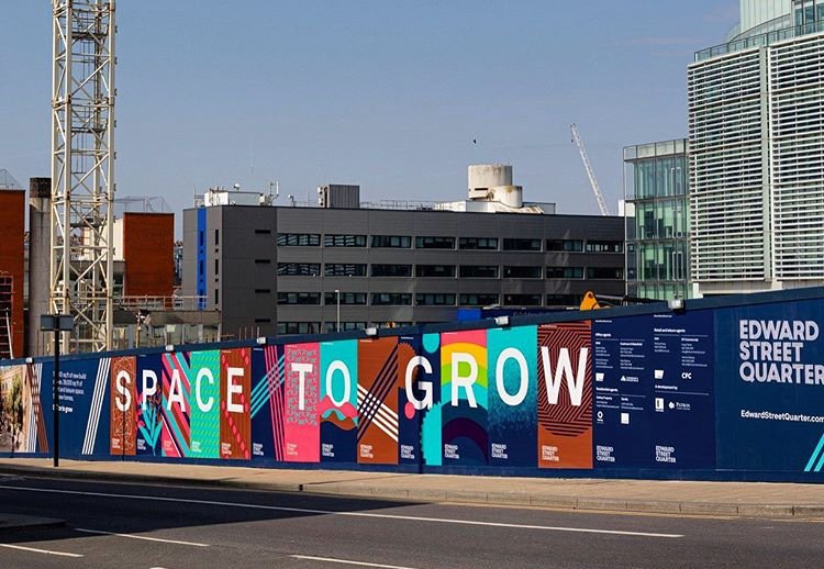 CFCommercial1's tweet photo. We're looking forward to getting back on the road &amp; heading to Brighton's Edward Street Quarter. Some brilliant hoardings have gone up &amp; can't wait to see work start again!

#commercialproperty #brighton #retailandleisure #lovebrighton #brightonlife #commercialrealestate https://t.co/6BrBuGm2MR