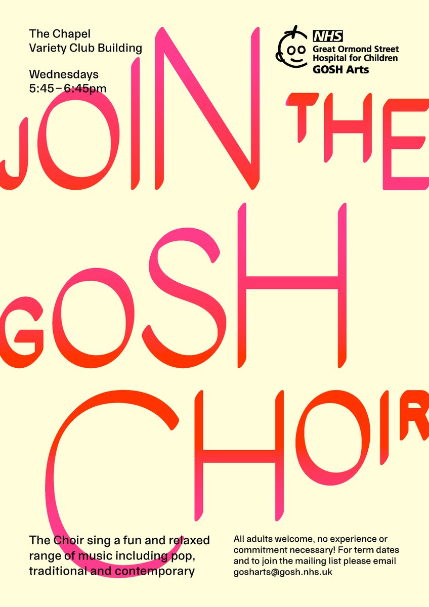 Want to take part in the GOSH virtual choir? We're starting back next Weds 22 April 6-7pm. Here are some of the beautiful songs recorded so far on Soundcloud: tinyurl.com/y7lfgsas tinyurl.com/y874qyfw <a href="/KingsPlaceChoir/">Kings Place Choir</a> #singingforwellbeing #artsandhealth
