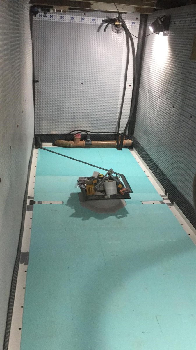 NewtonWPSystems's tweet photo. Thanks to TA Best Ltd for these shots of their excellent #waterproofing #installation!
The team converted an old #cellar into a utility room by installing a combined #Newton system including 324-SR #injectionresin, 508 #membrane and a NP400 pumping system with battery back-up. https://t.co/bdjSvk6ZZY