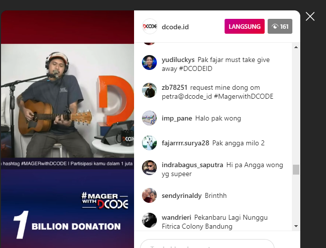 tukang_5apu's tweet image. @dcode_id ijin ngerequest mine by petra sihombing,lg live di IG dcode id

#MagerWithDCODE