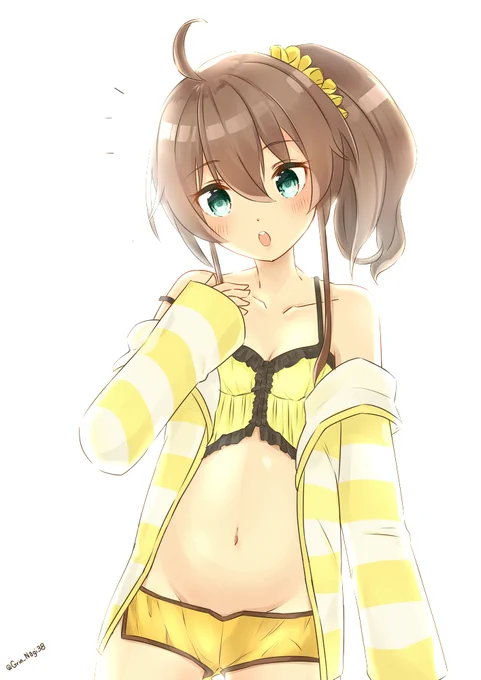 部屋着のまつりちゃん。
#祭絵 