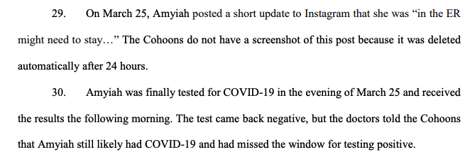 pebonilla's tweet photo. Lawsuit: Wisconsin teen had severe respiratory illness doctors told her had likely been #covid19. She posted about it on Instagram. School complained to sheriff. Sergeant came to home and ordered her to delete posts or he'd arrest her and/or her parents.
https://t.co/nubhuiZXt5 https://t.co/XnfP05Kemj