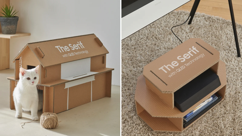 Samsung redesigned its TV boxes to be easily converted into cat houses and entertainment centers
gizmodo.com/samsung-redesi…