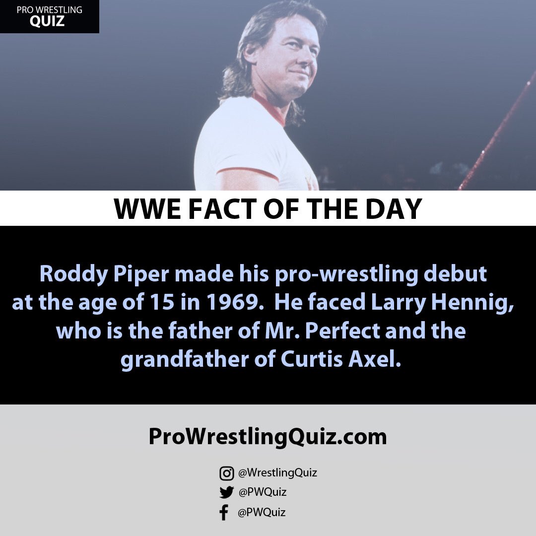 Happy Birthday to Roddy Piper, who would have turned 66 years old today. 