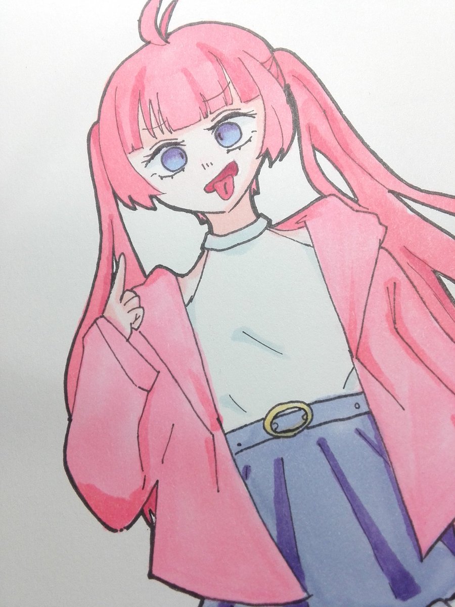 サキヤ アイコン変えました Pa Twitter ピンク髪の女の子らしい女の子が描きたかったんだけど グレちまった 反抗期ですか もっとチャラチャラした装飾つけたかったな そんな発想下書きを書いてる過去の自分にはなかったよ でも髪色は可愛いと自画自賛