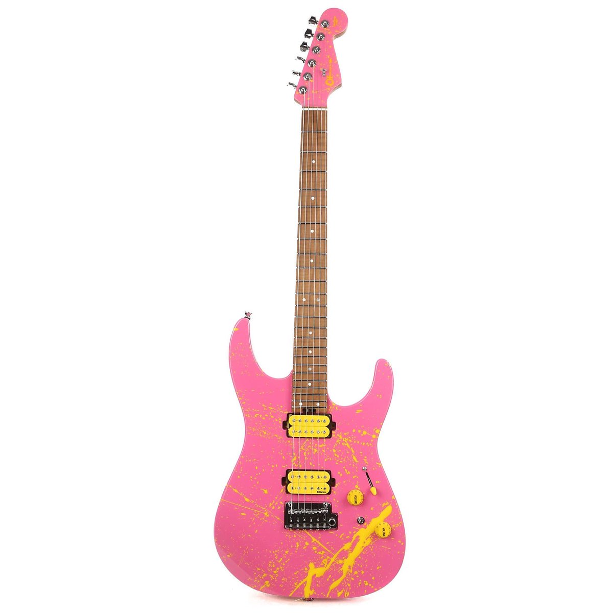 sickguitars's tweet photo. Hot damn.

Spotted on Reverb: Charvel Custom Shop NAMM 2020 DK24 Pink and Yellow Splatter. Masterbuilt by Red Dave Nichols
 
https://t.co/eu1PSg7ucZ https://t.co/XTTAdFQCI9
