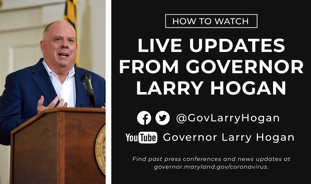 Governor Larry Hogan tweet media