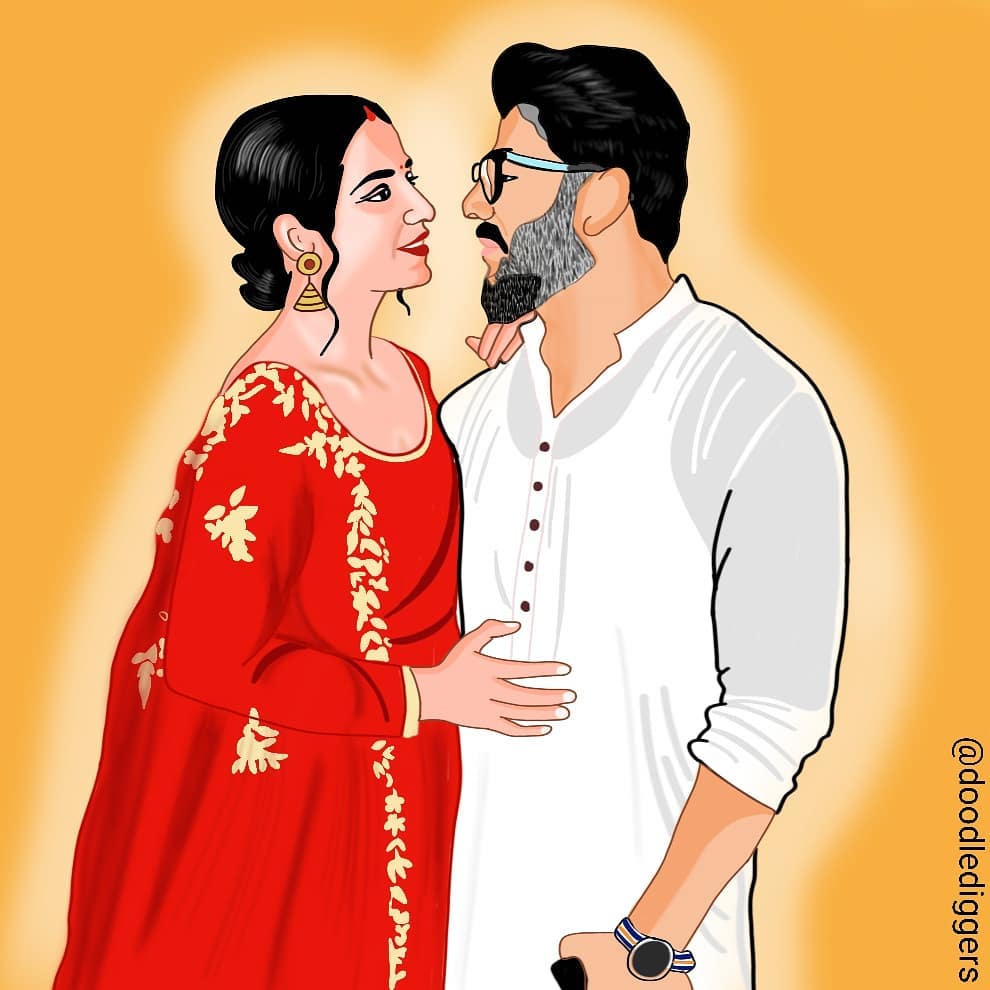 Bengali couple illustration mandala art 💙😍 couple mandala art #ytshorts  #mandalaart #shorts - YouTube