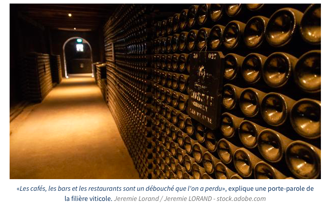 LaetiAllemand's tweet photo. Tout est dit ! La filière ( et tout particulièrement les petits vignerons ) traverse une crise sans précédent dont beaucoup ne se remettront pas. Nous comptons tous sur vos achats de vins en ligne🤗💪🍇🍷!
"La filière viticole boit la tasse" https://t.co/ySAgb7S63Z https://t.co/QAdjTcAc9t