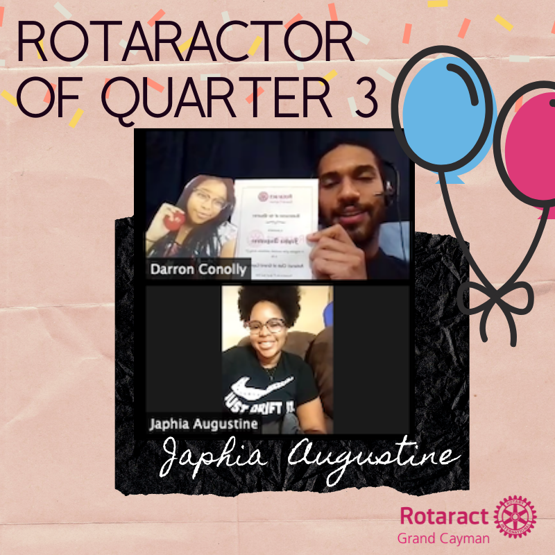 RotaractCGC's tweet image. And that's a wrap! Q3 is long gone, now onto Q4 but not before congratulating our committed and active members, specially our ROTARACTOR of the QUARTER, Japhia! 🎉
#rcgc #ImpactThroughUnity #RotaractImpact #RD7020Unite #RD7020Unity #RD2070Impact #Quarter3  #rotaractorofthequarter