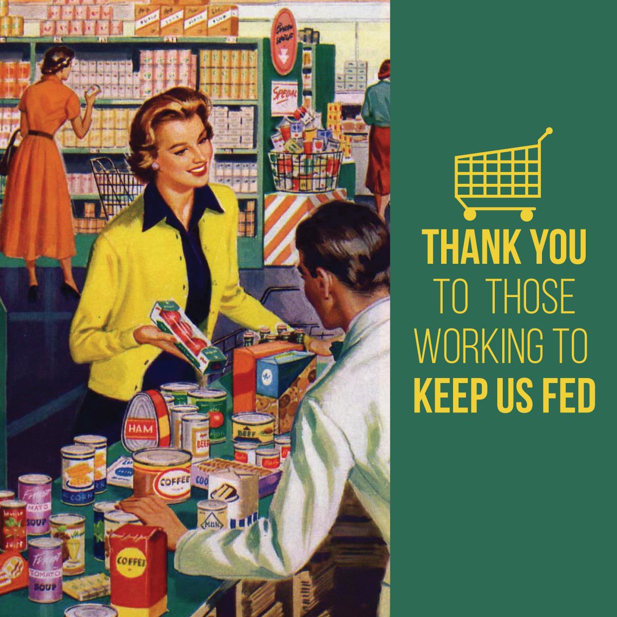 THANK YOU to all the hard working people who help us keep our families fed.