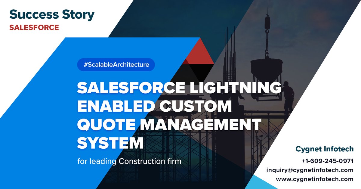 cygnet_one's tweet image. Unlock customer insights & meticulously manage sales-cycle with powerful #Salesforce platform. Here’s how top-notch #Construction firm partnered with @CygnetInfotech to overcome mounting operational expenses & unwanted process delays bit.ly/2Kfyxbf
#ScalableArchitecture