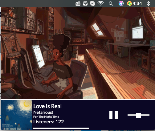 Prakashio's tweet photo. I really enjoy listening to Code Radio while I'm doing coding. The music helps me focus and block out the noise. So i build and electron app. No need to go to browser to play/pause.
https://t.co/unvyjN8uom

#freeCodeCamp #CodeRadio #codinglife #javascript https://t.co/dTOjTOw2Oe