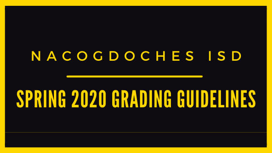 NacISD's tweet photo. The following pass/fail grading guidelines will be implemented for the remainder of the Spring 2020 school year.

https://t.co/nQgpx6R1EU https://t.co/JWTyTj3Y1U