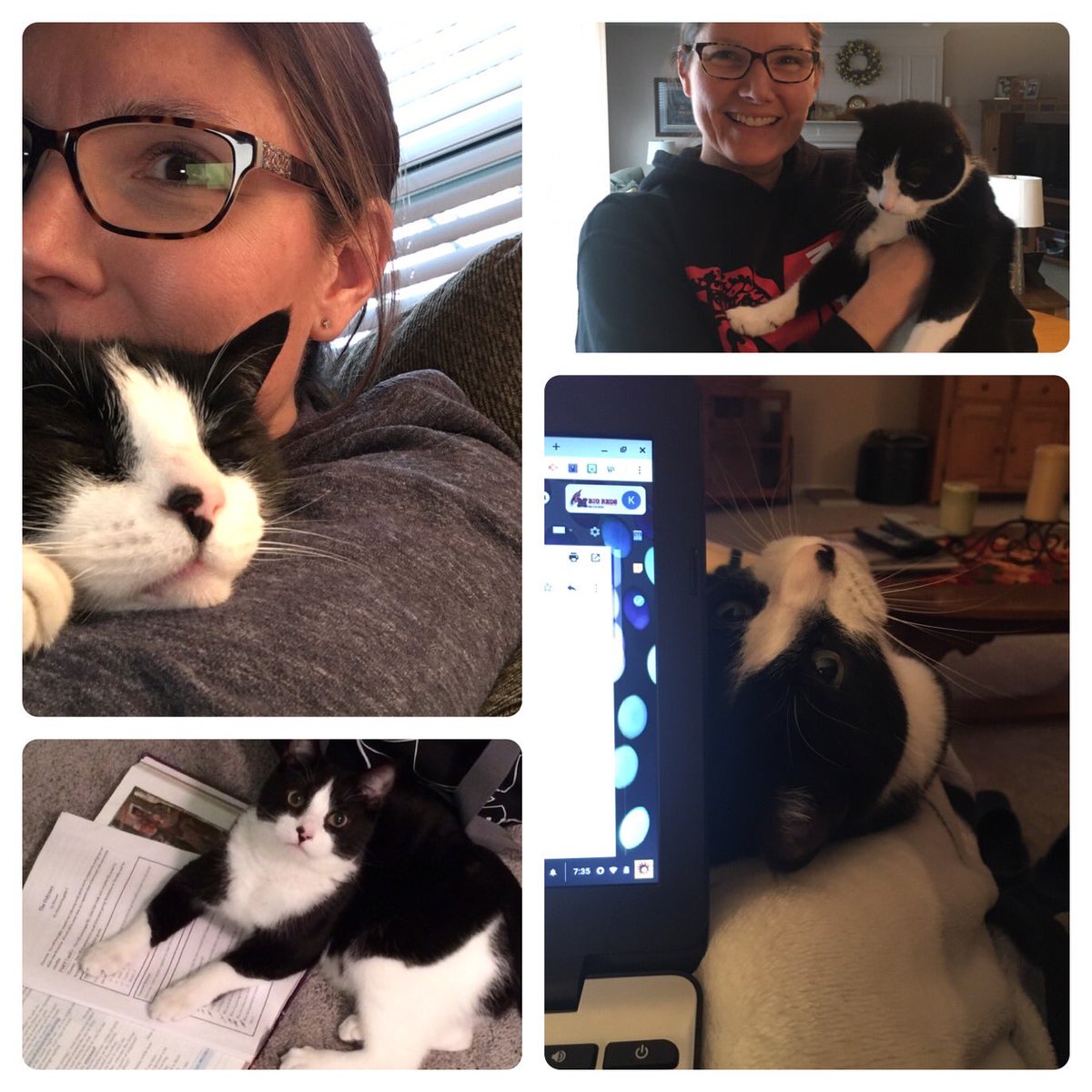 Moe has been quite the helper while working from home! #powerupmms #petspiritday #masbigreds