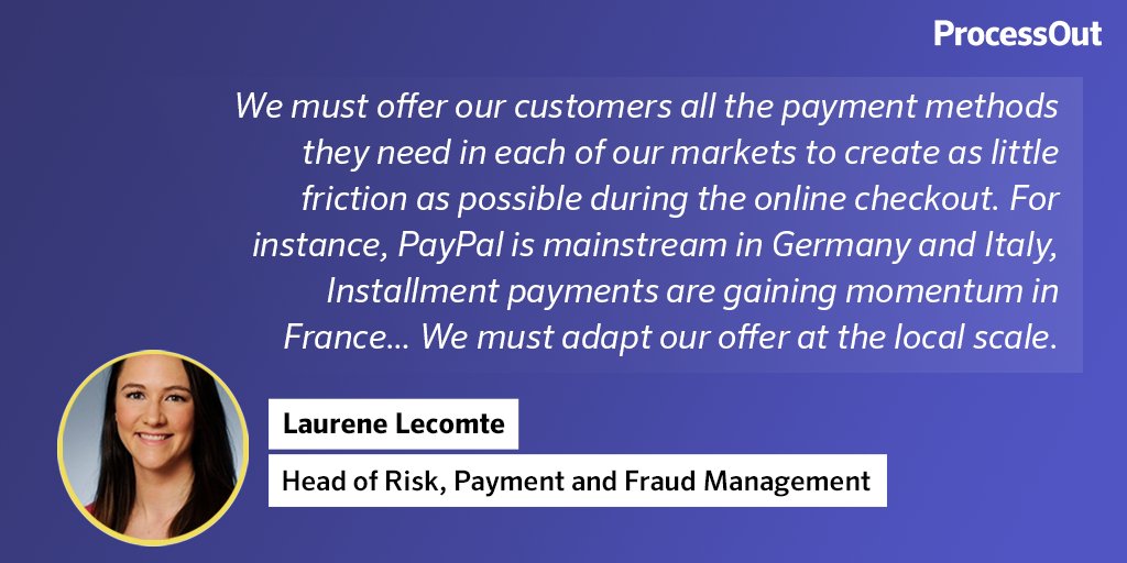 Interesting thoughts from Laurene Lecomte, Head of Risk, Payment and Fraud Management at Back Market. 
More than ever, being able to deploy a wide range of alternative payment methods in a very scalable way is a critical challenge for companies that are dealing with #payments