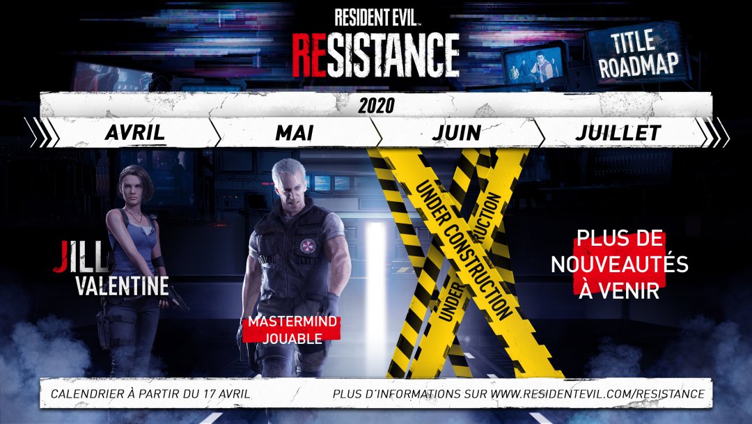 capcom_france's tweet photo. Jill Valentine a rejoint les rangs des survivants dans Résistance ! Elle va tenter de contrecarrer les plans de n‘importe quel tortionnaire.

Malheureusement pour elle, Nicholai Ginovaef rejoindra le clan des Masterminds dans une prochaine mise à jour du titre... #RE3 https://t.co/gUXB7f5GX6
