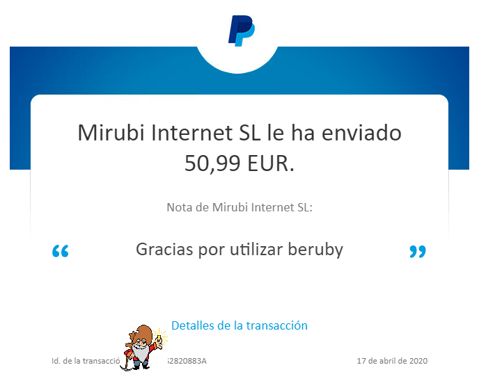 TuMinadeOro1's tweet photo. 🙏Gracias @beruby_es por un pago tan rápido, como siempre
💰Recibido🆕pago de #BeRuby
♻️la mejor web de #cashback
💳vía #PayPal en pocas horas
🪔dinero a 1 clic de tu teclado⌨️👇
+ℹ️NFO: 🔗https://t.co/mOypnG1YGJ👈
🧾#PaymentProof_TM
🌼#PrimaveraDePagos https://t.co/FtkbJ0lHOo