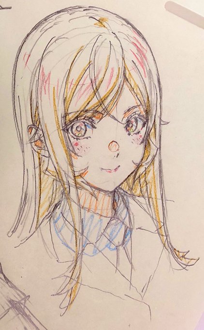 絵柄が中途半端に混じって起こる事故の例。 