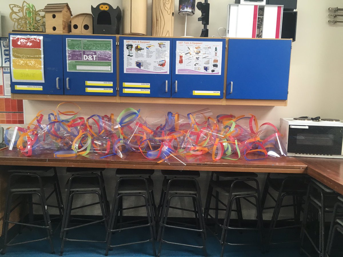 100 units of PPE masks made today in DT. More to follow...thank you Mr Robinson!