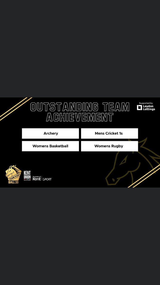 UKCCricketClub's tweet image. Good luck to everyone nominated for this evenings Team Kent awards!

We have been nominated for the below awards. Tune in to @KentUnion Facebook page at 7pm to watch along 🍻🍾