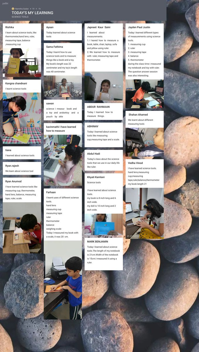 Enriching the scientific skills during remote learning. Grade 2 students applying the scientific skill- measuring &amp; comparing using science tools. @TKGStweet ; <a href="/KHDA/">KHDA | هيئة المعرفة والتنمية البشرية بدبي</a>;<a href="/ashex16/">Asha Alexander UN Accredited #ClimateChange Leader</a>   #gemscomingtogether