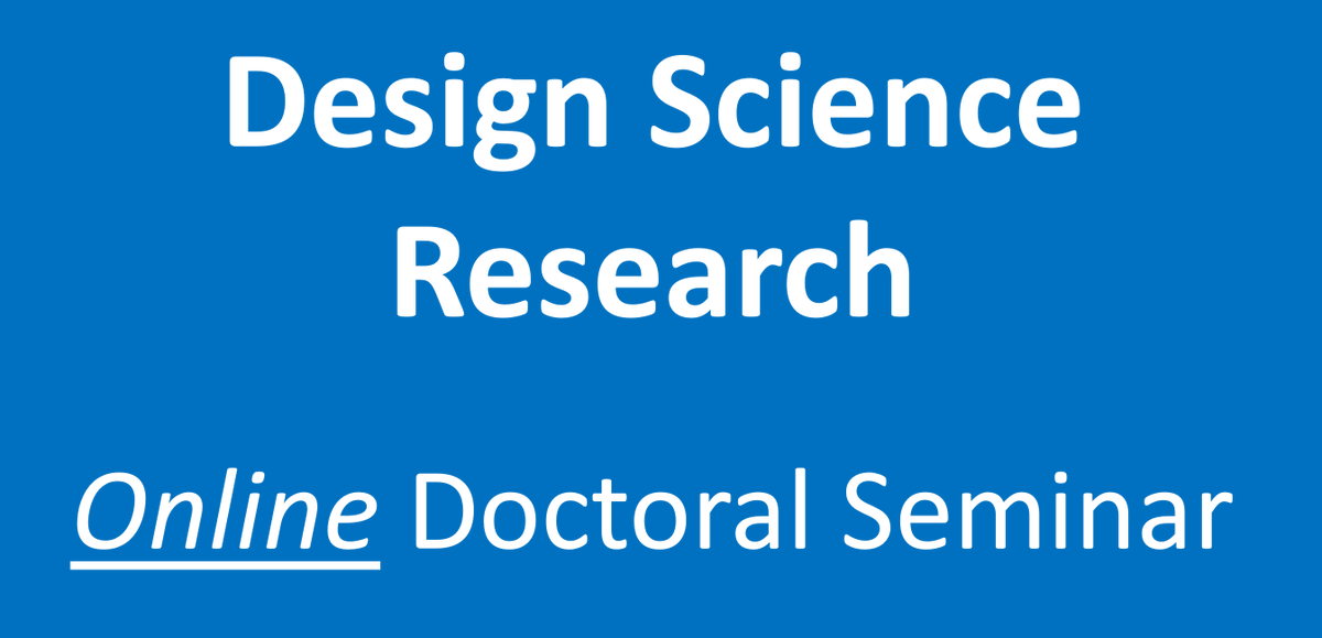 janvombrocke's tweet photo. Looking for a Doctoral Seminar in #DesignScienceResearch ? Check out our fully online seminar format - with extensive collaboration and team work (with Robert Winter and Jan vom Brocke) - https://t.co/XsxxsNZF5F #Covid_19 #PhD
@vhbonline @HSGStGallen @uni https://t.co/nSXRm1dgP8