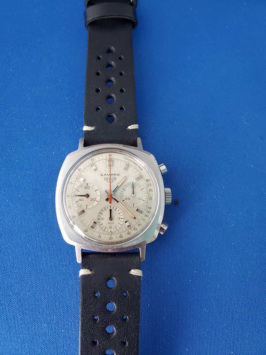 This beautiful Heuer Camero with a valjoux 72 is up for sale now $4800