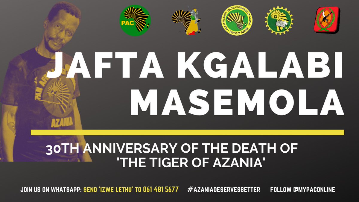 We remember the longer serving political prisoner in occupied Azania and Robben Island. Rest in anger until what belongs to the African has been restored