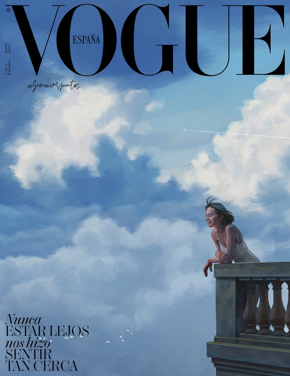 VogueSpain's tweet photo. El número de mayo de Vogue está ya disponible en este link: https://t.co/WLbNRVNVMs
La primera portada ilustrada en el número mensual desde nuestro nacimiento en 1988. Porque nunca estar lejos nos hizo sentir tan cerca. #SoñamosJuntos https://t.co/vPl0N3e5uV