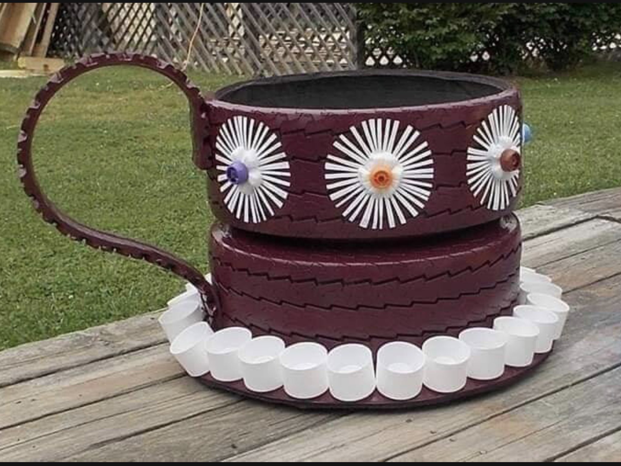 Поделки из шин