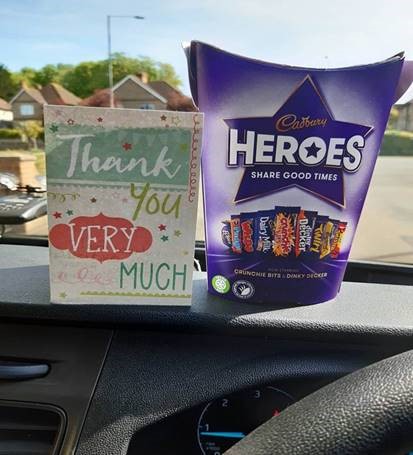 A special thanks from one of our customers whose windscreen we fixed this week. We are proud that our amazing technicians can continue to provide essential services to key workers and vulnerable customers at this time. Thank you to all key workers. #MakingADifference
